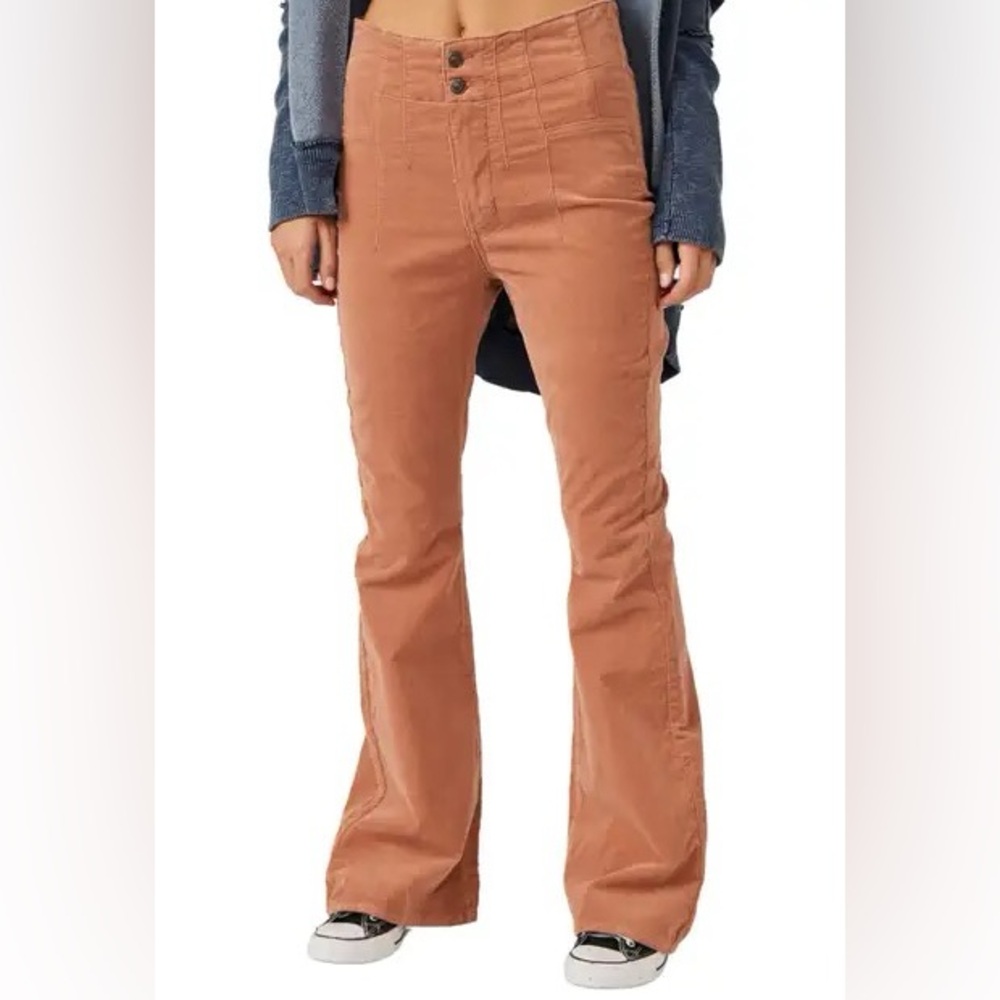 We the Free burnt orange corduroy pants. Size 28